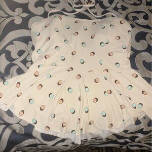 Polka Dot Women's Swim tankini top